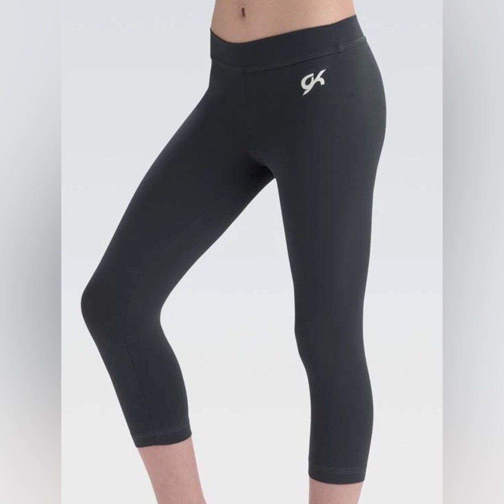 GK Elite Gymnastics DryTech Capri Leggings โ Child Mediumโ (CM) ๐คธโ๏ธโจ